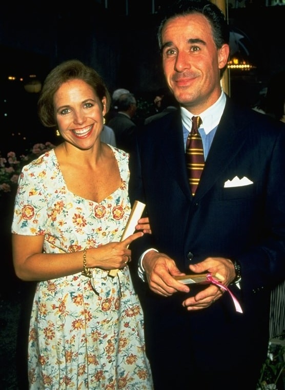 A picture of Katie Couric with her late ex-husband.